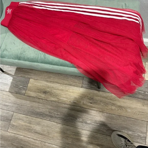 Adidas Women's Tulle Midi Skirt